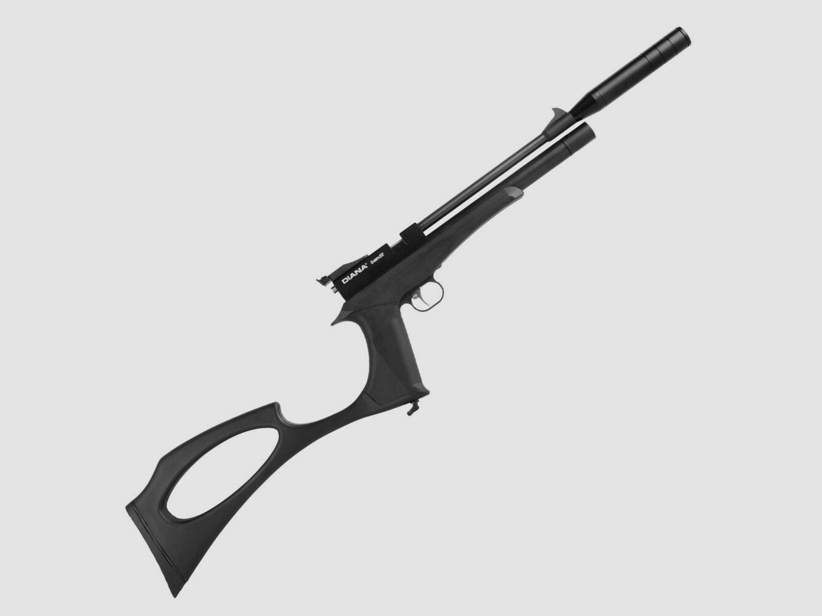Diana	 Bandit Black Pressluftpistole 4,5mm Diabolos Supertarget Set