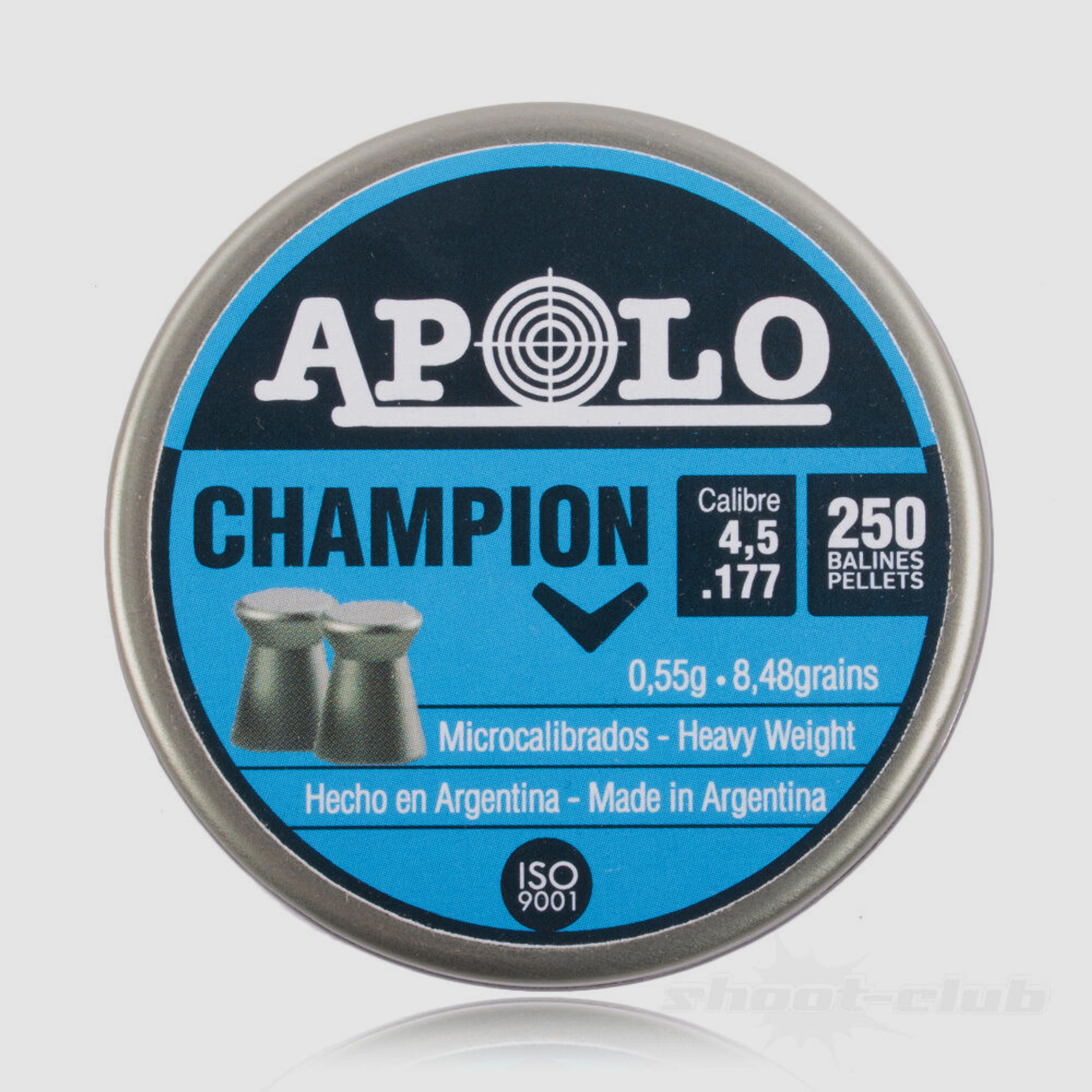 Apolo	 Apolo Champion Diabolo 4,5mm / 0,55 g / 250 Stk