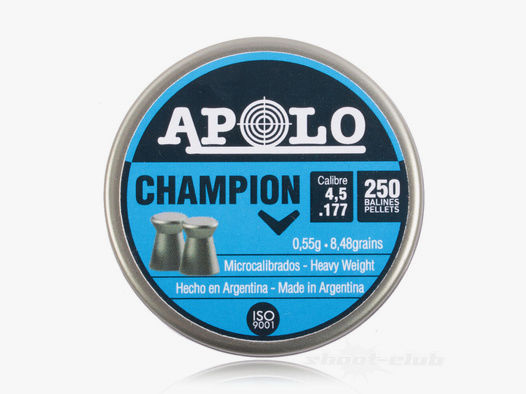 Apolo	 Apolo Champion Diabolo 4,5mm / 0,55 g / 250 Stk