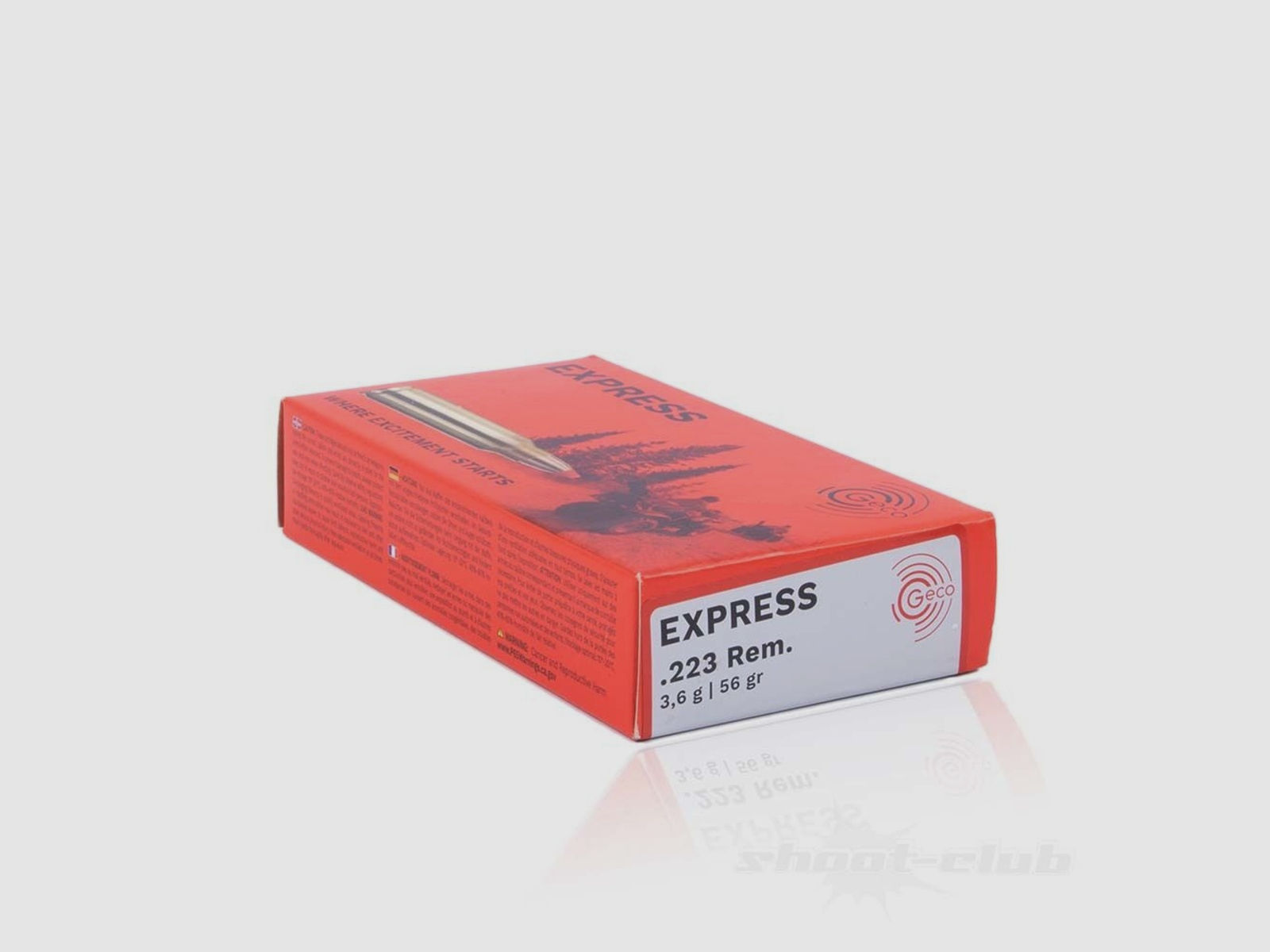 Geco	 Geco .223Rem Express - 3,6g 55Grs 20Stk
