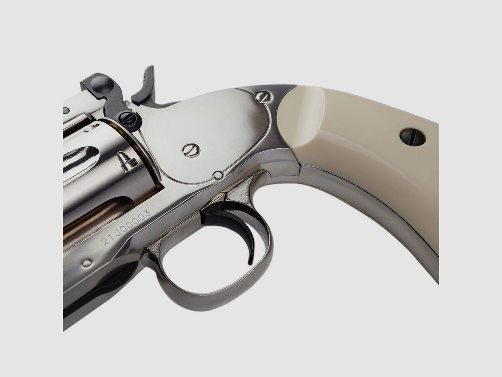 ASG	 Schofield CO2 Revolver 6 Zoll 4,5mm Diabolo Silver & Ivory