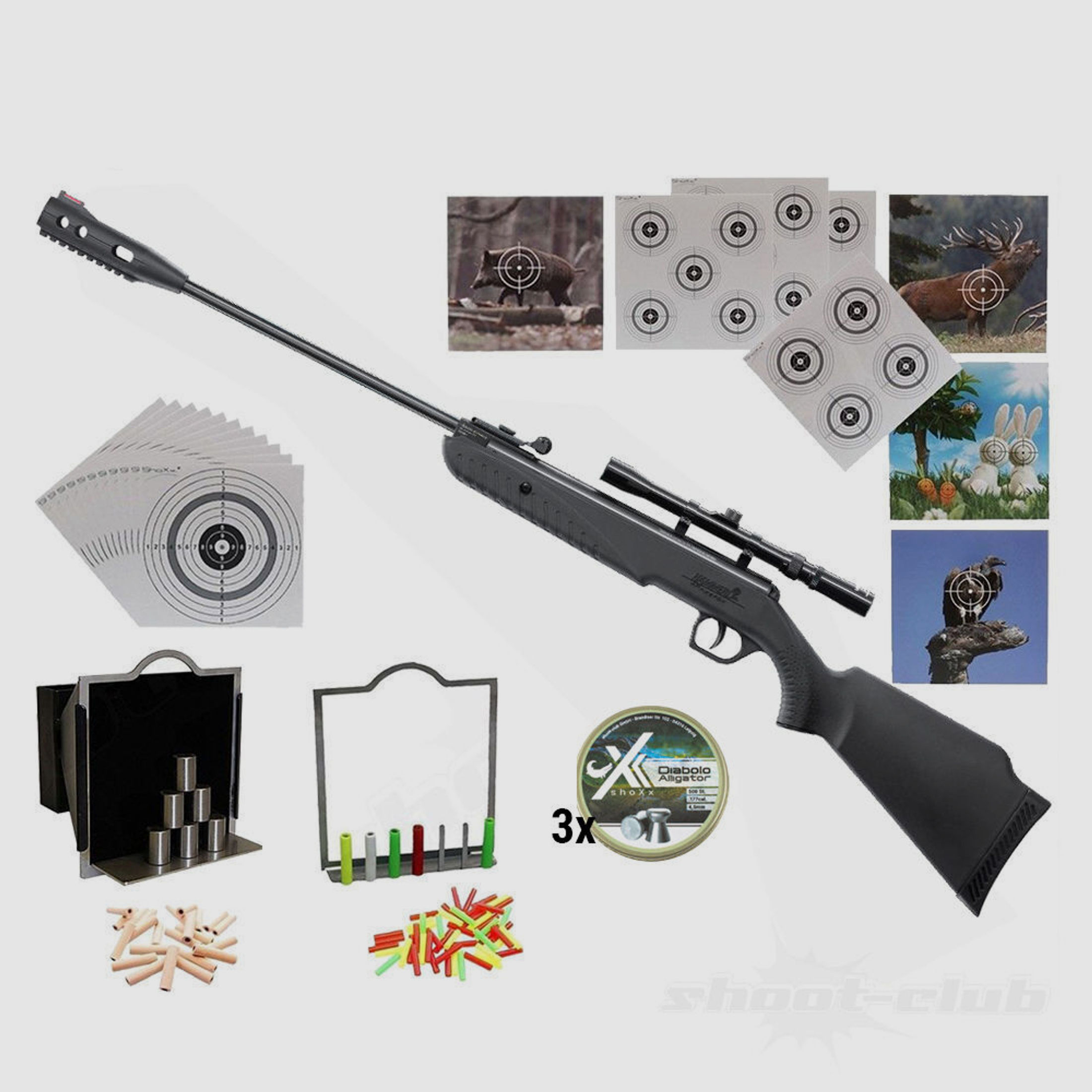 Hämmerli	 Firefox 500 Kit Luftgewehr 4,5mm Super Target Set