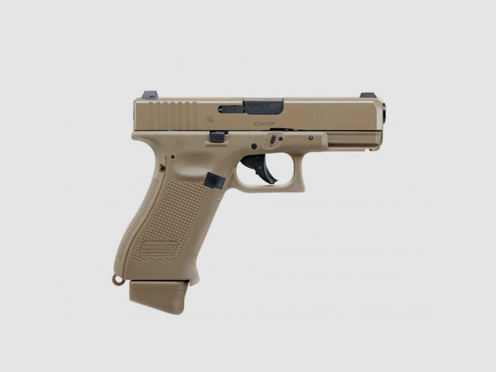 UMAREX	 Glock 19X Airsoft Pistole Co2 6 mm BB Coyote