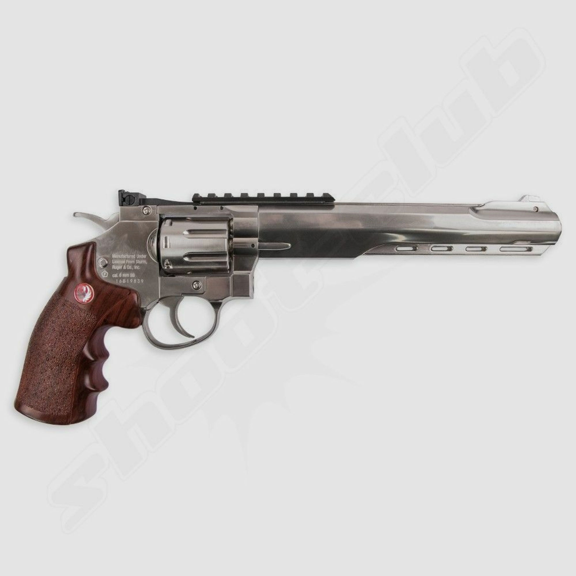 Ruger	 Super Hawk 8'' CO2 Softair Revolver chrom - 6mm