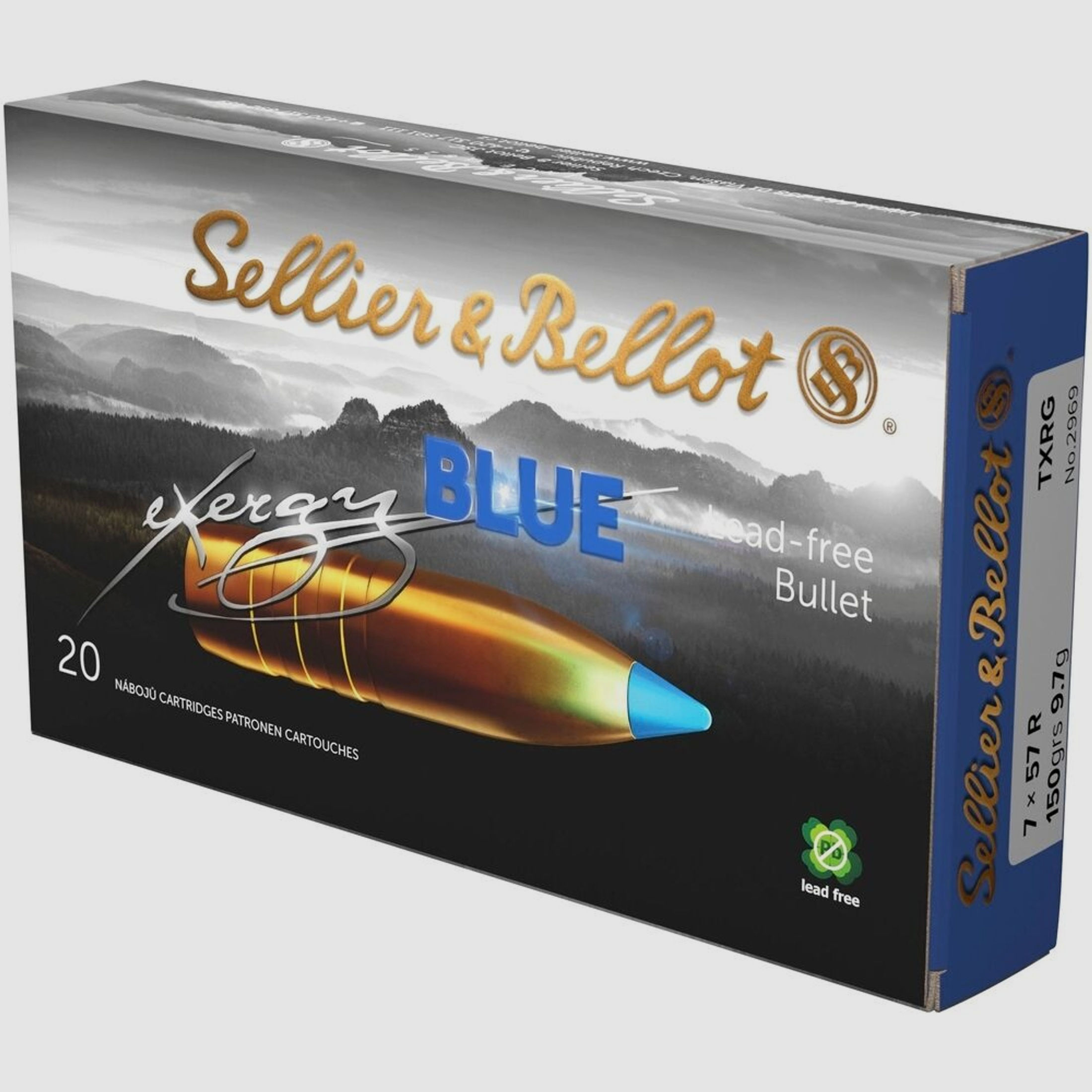 Sellier & Bellot	 TXRG blue 9,7g / 150grs 7x57R
