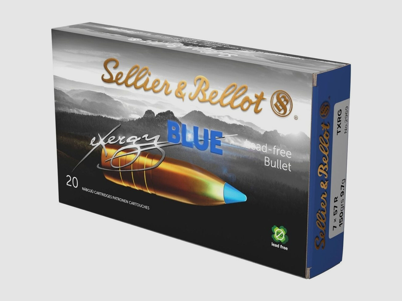 Sellier & Bellot	 TXRG blue 9,7g / 150grs 7x57R