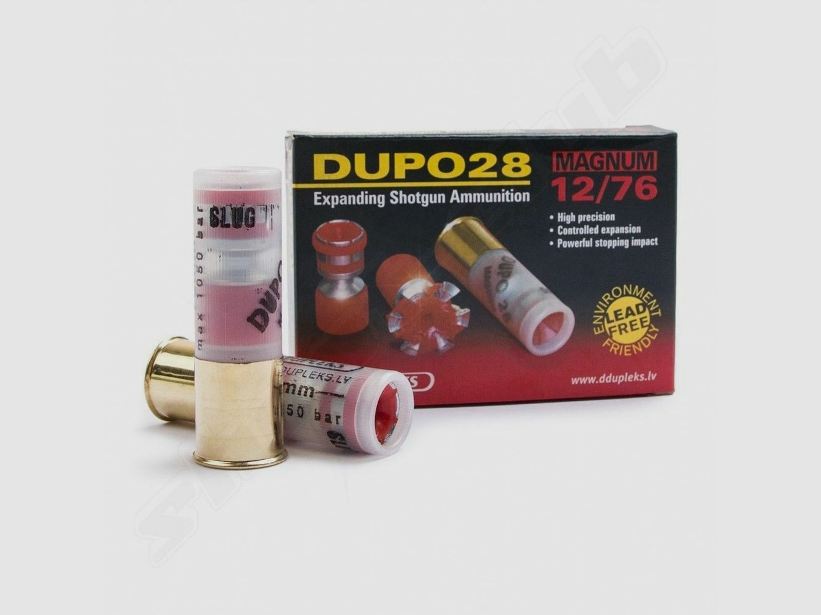 DDupleks	 Flintenlauf-, Jagdpatronen DDupleks DUPO Magnum 28 12/76