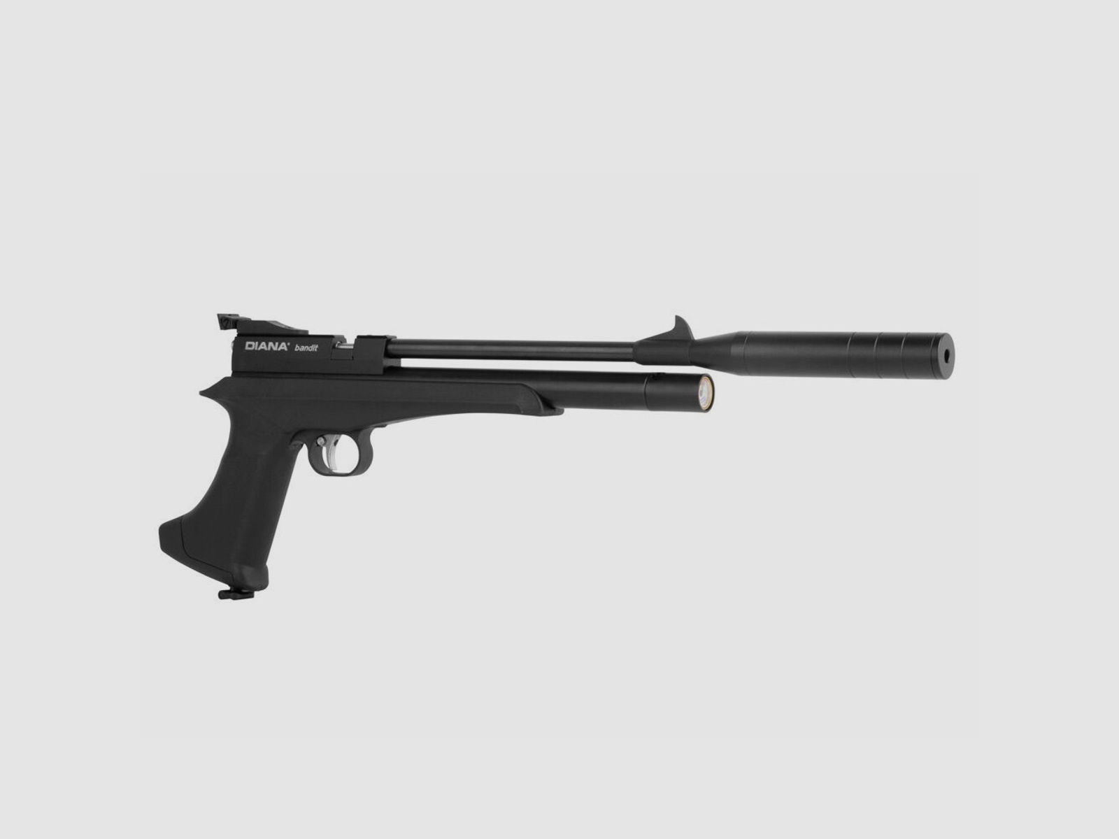 Diana	 Bandit Black Pressluftpistole 4,5mm Diabolos Supertarget Set