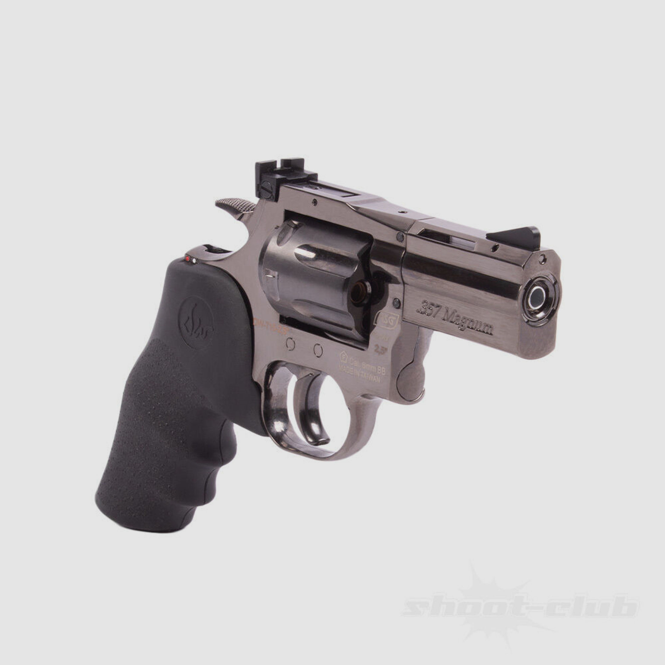 ASG	 Dan Wesson 715 2,5 Zoll Airsof 6 mm BB Co2 Steel Grey