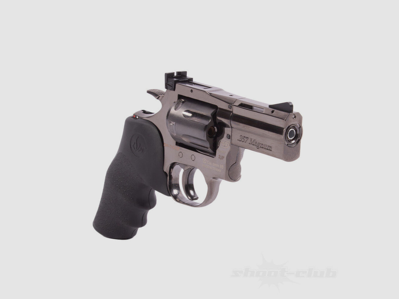 ASG	 Dan Wesson 715 2,5 Zoll Airsof 6 mm BB Co2 Steel Grey