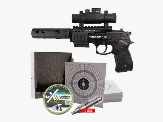 Beretta	 M 92 XX-TREME CO2-Pistole Kal. 4,5 mm - Set