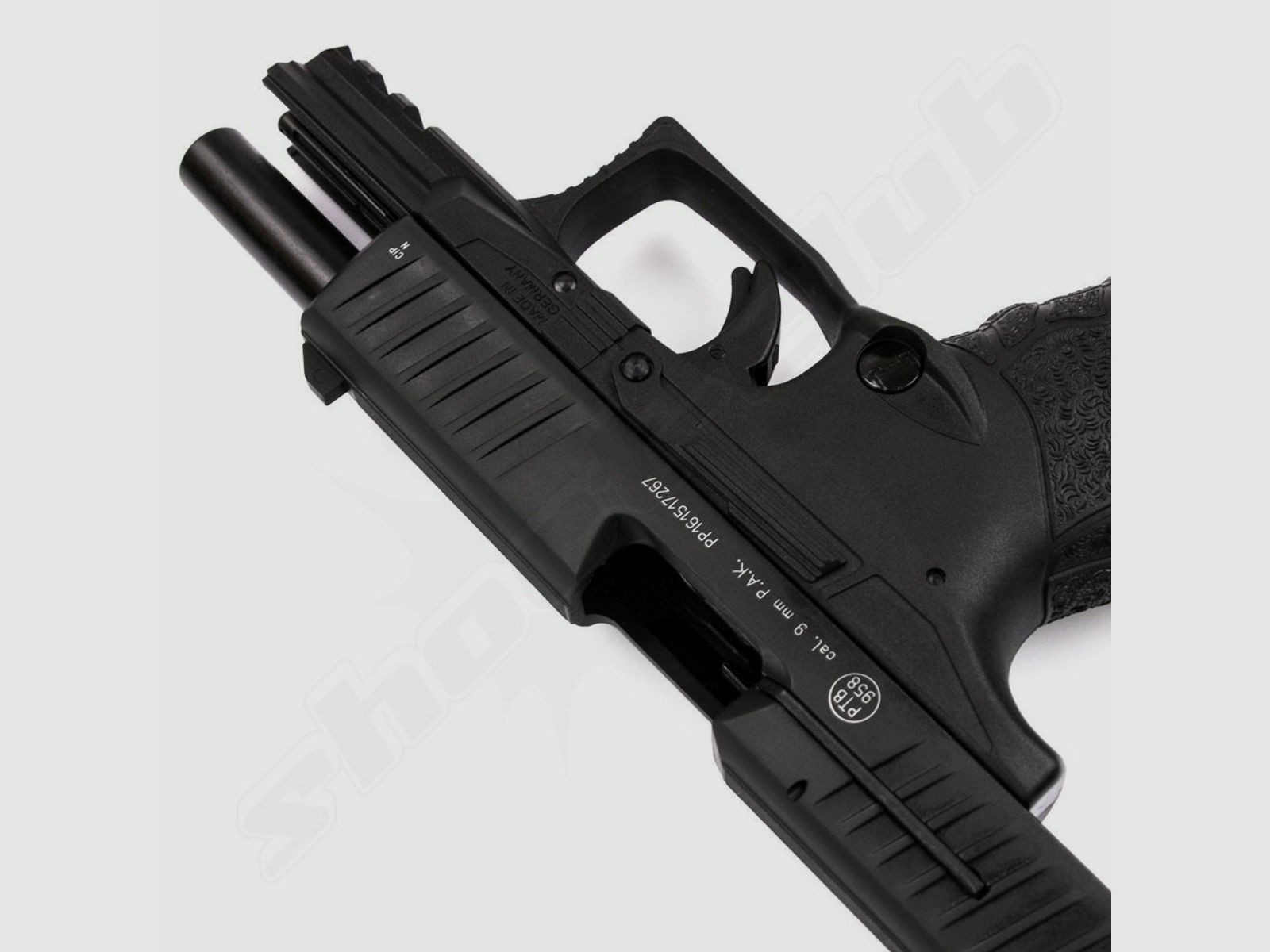 Carl Walther GmbH	 Walther PPQ M2 Black 9mm P.A.K mit 50 Platzpatronen