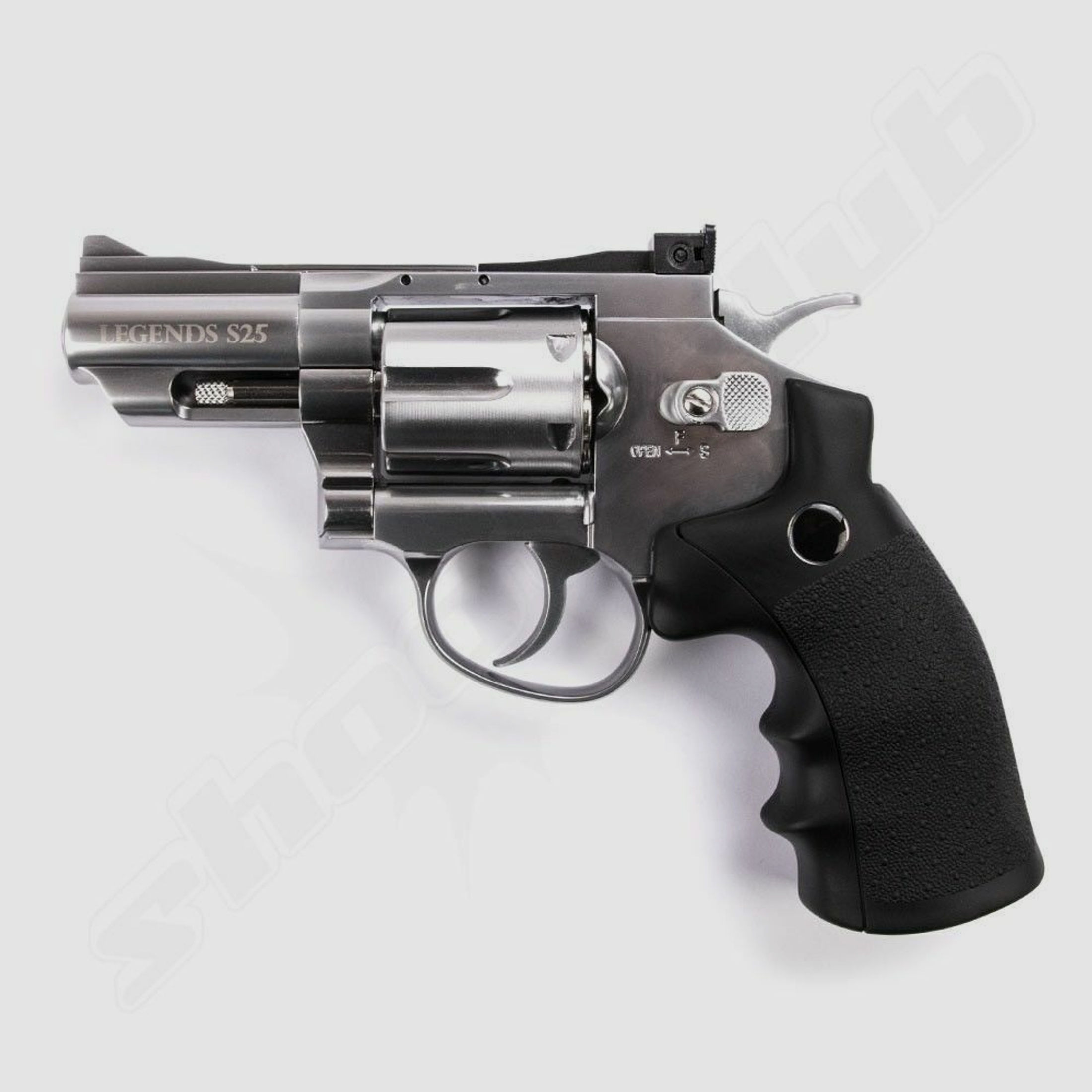 UMAREX	 Legends S25 CO2 Revolver 4,5 mm Diabolo Nickel