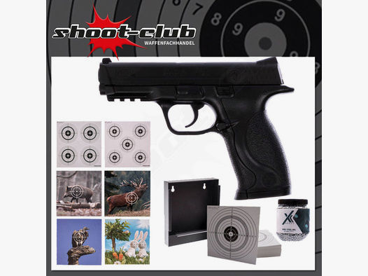 Smith & Wesson	 Smith & Wesson M&P40 black 4,5mm BB Zielscheiben Set