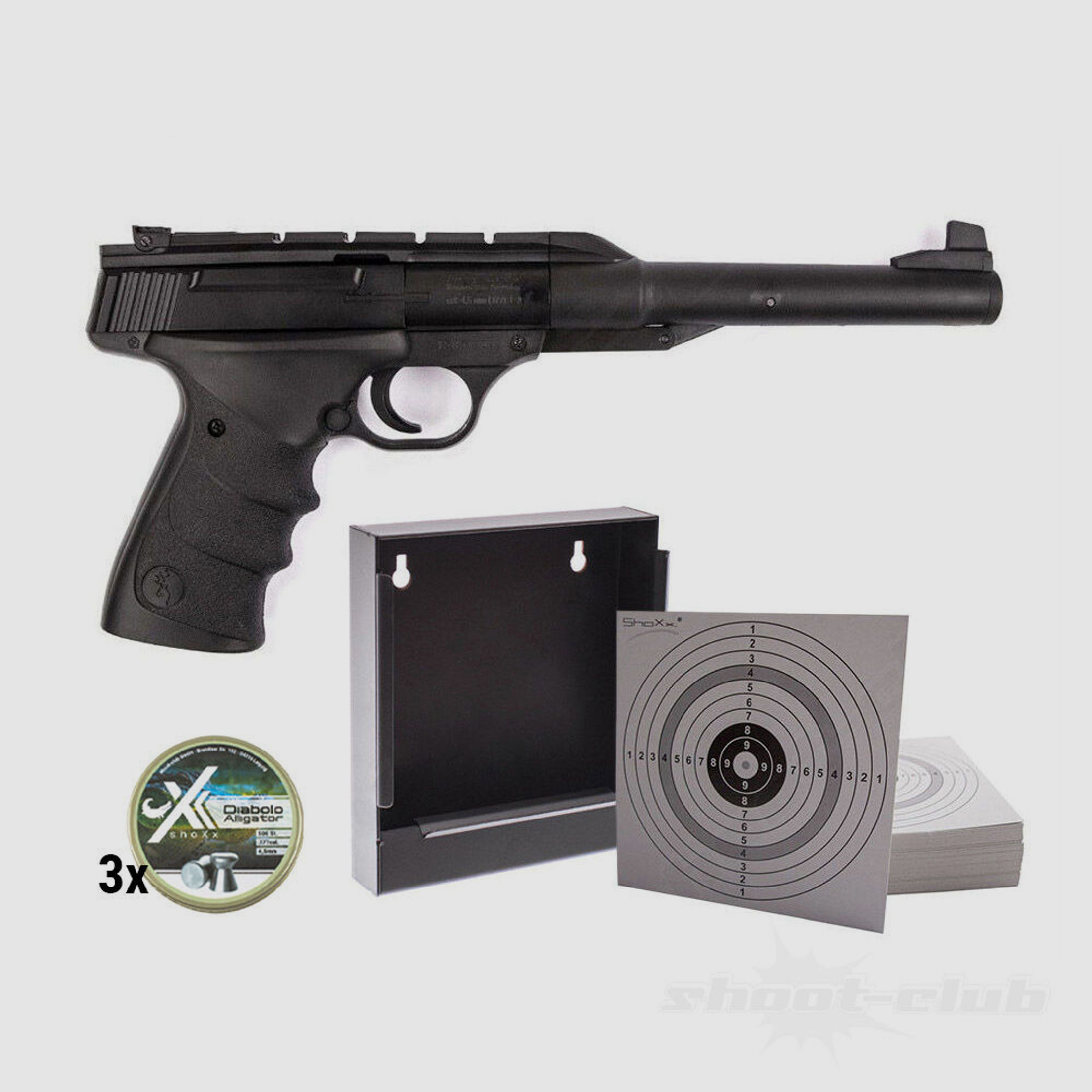 Browning	 Buckmark URX 4,5mm Diabolos - Luftpistolen Set