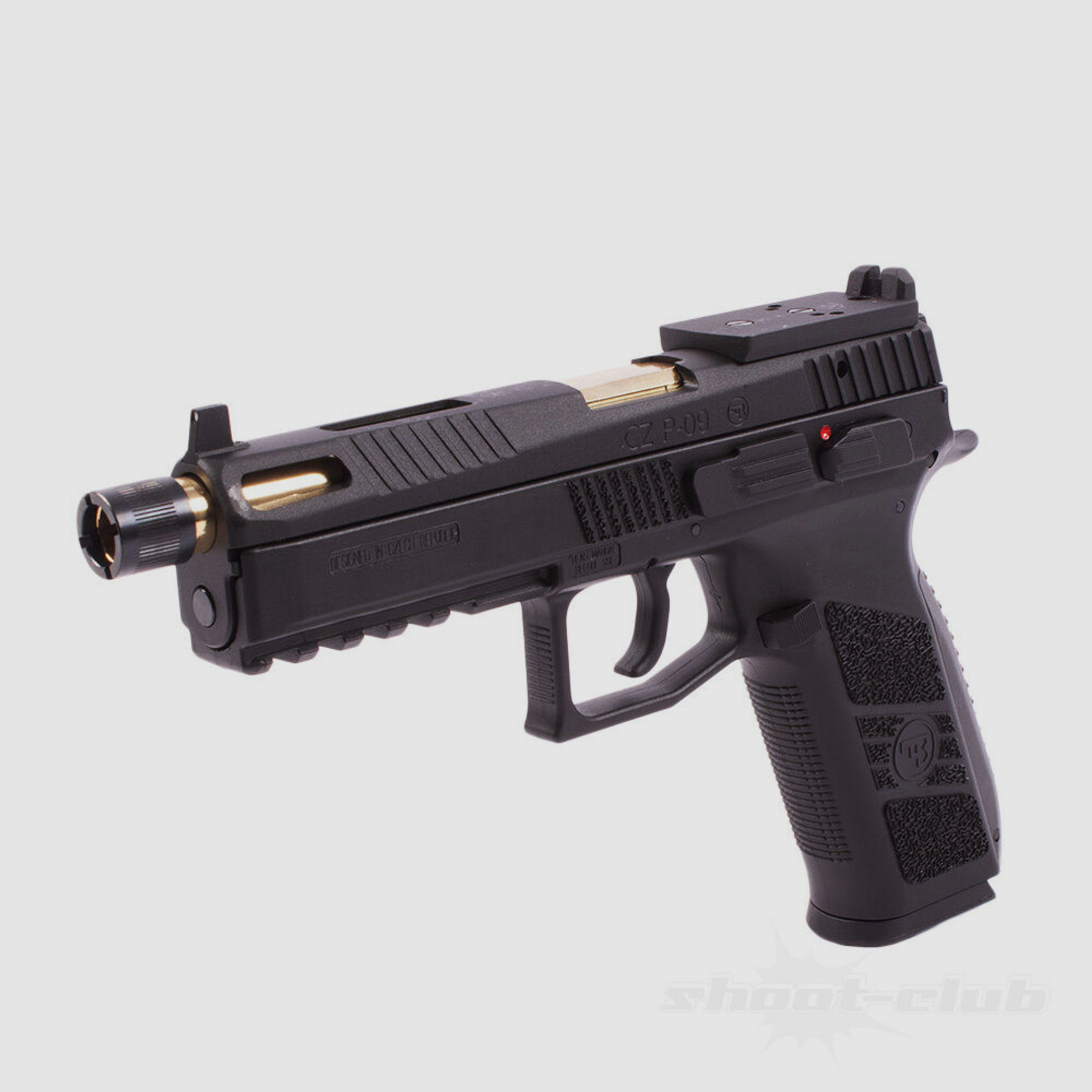 ASG	 CZ P-09 OR Airsoft Co2 6 mm BB Schwarz