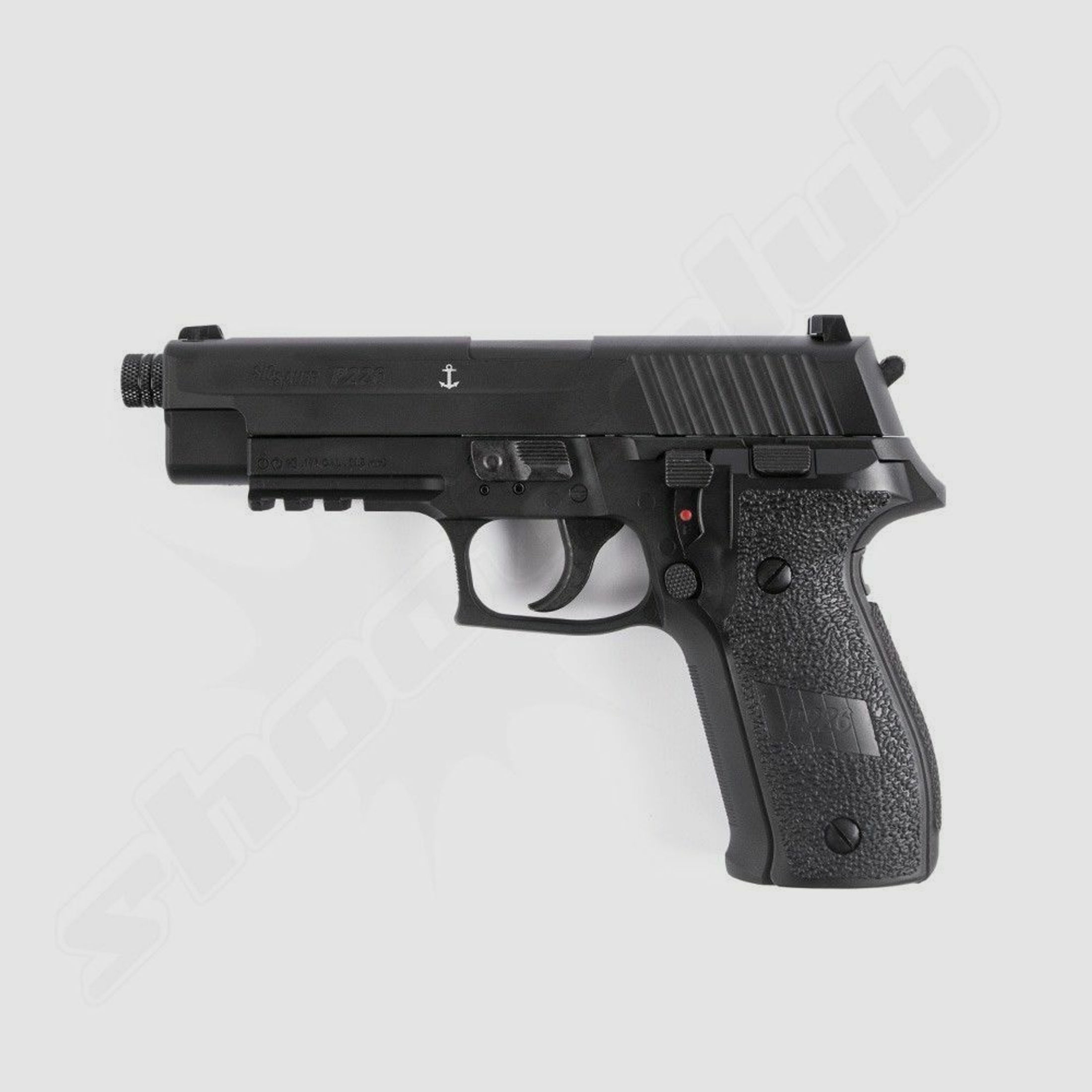 Sig Sauer	 P226 CO2 Pistole schwarz 4,5mm Zielscheiben Set