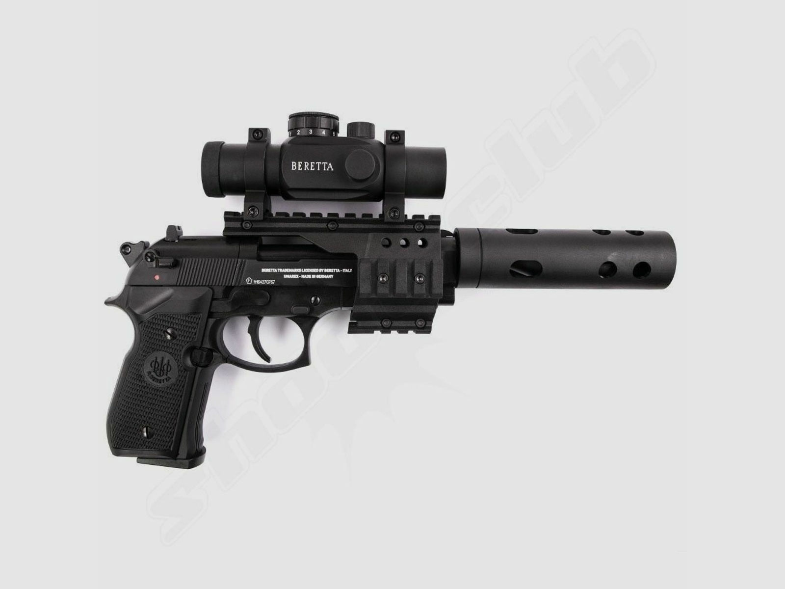 Beretta	 M 92 XX-TREME CO2-Pistole Kal. 4,5 mm Kugelfang Set