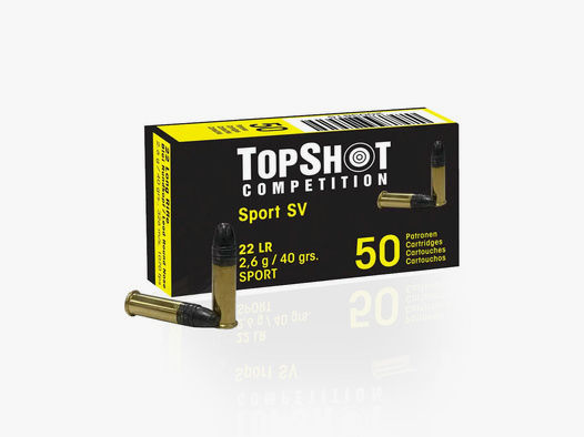 TopShot Competition	 Topshot Competition Sport SV .22lfb / 2,6g / 40grs / 50 Stk
