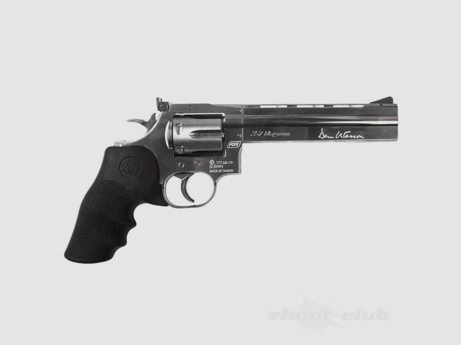 ASG	 CO2 Revolver Dan Wesson 715 6'' Kal. 4,5mm Stahlgrau Set