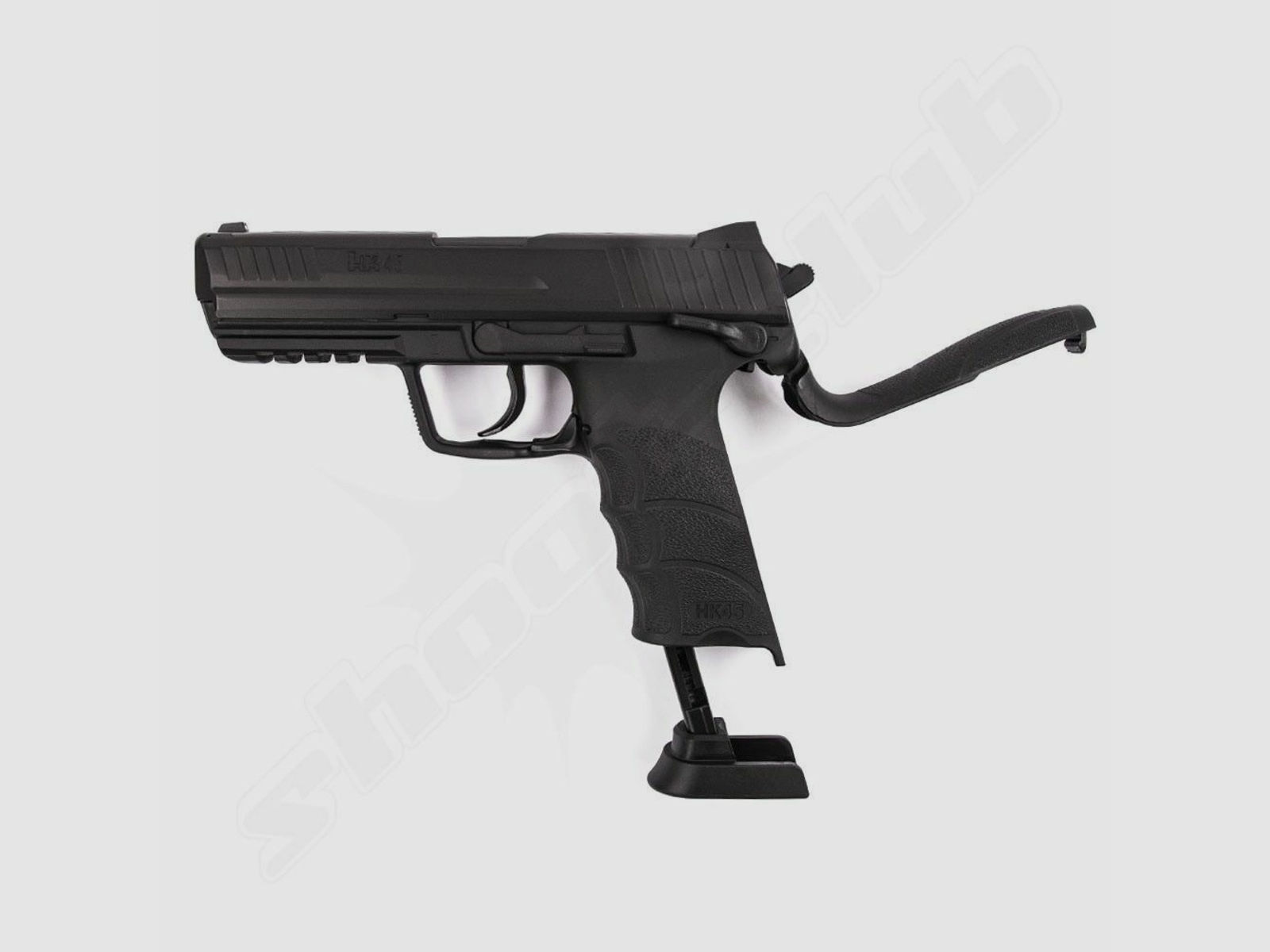 Heckler & Koch	 HK45 CO2-Pistole im Kal. 4,5mm Stahl BB Koffer-Set