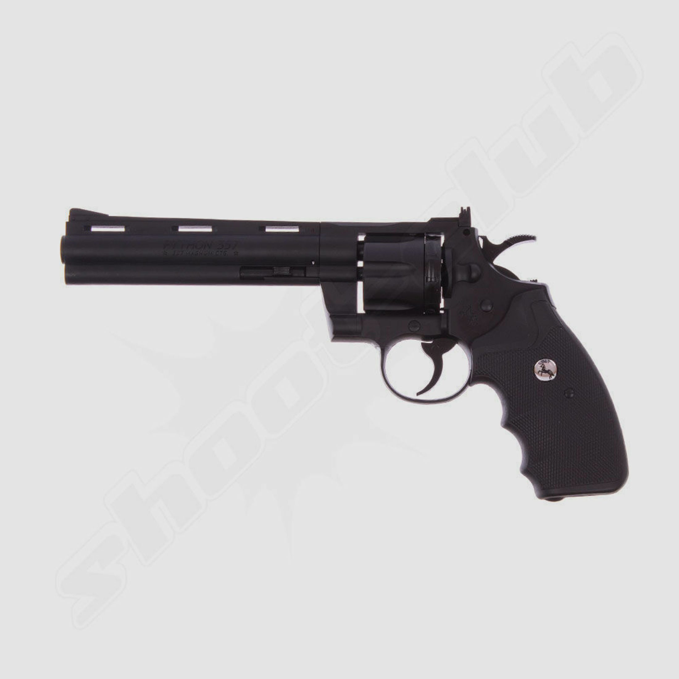 Colt	 Python 6'' CO2-Revolver - 4,5mm Stahl BB & Diabolo
