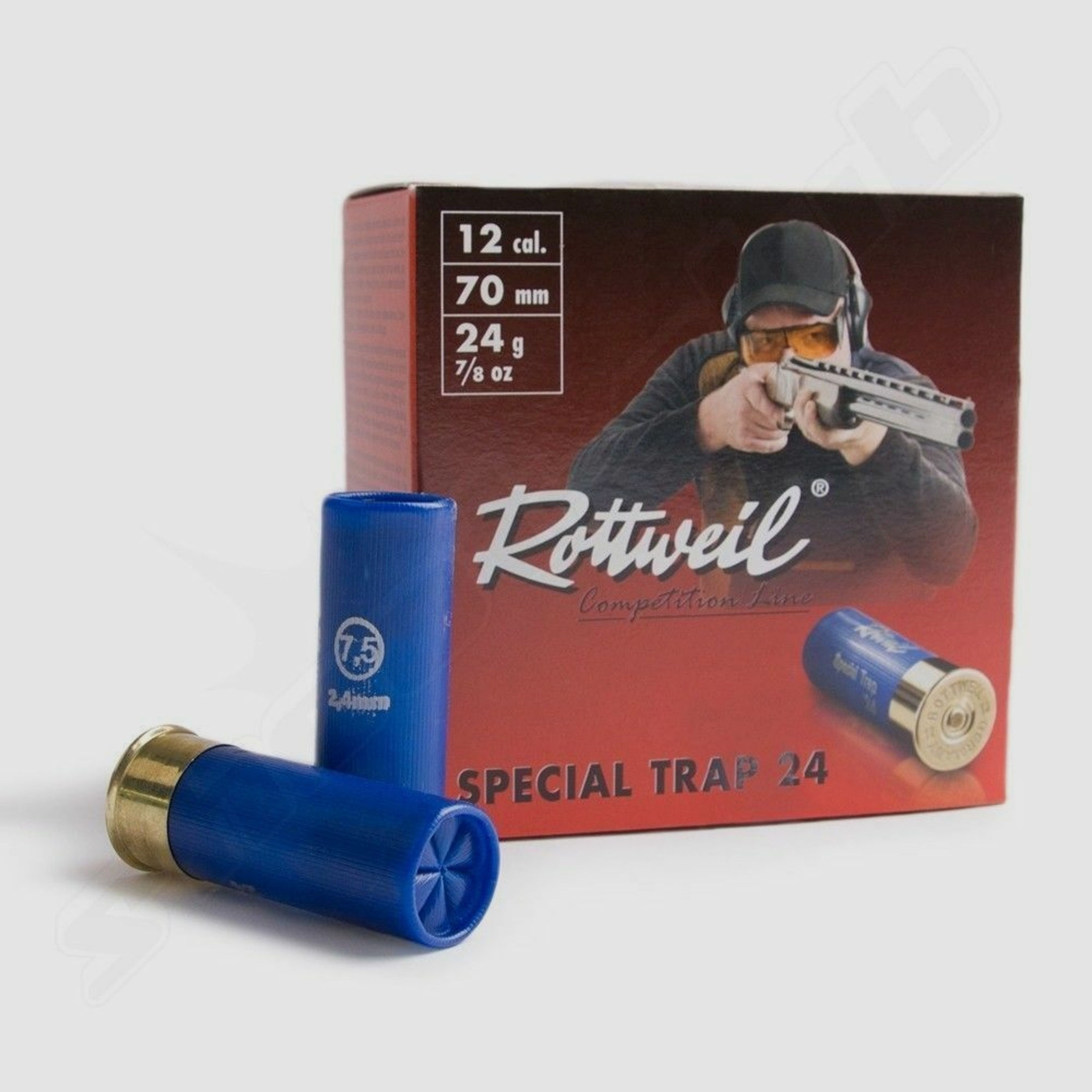 Rottweil	 Special Trap 24 Bleischrot 12/70 / 24 g / 2,4 mm / 25 Stk