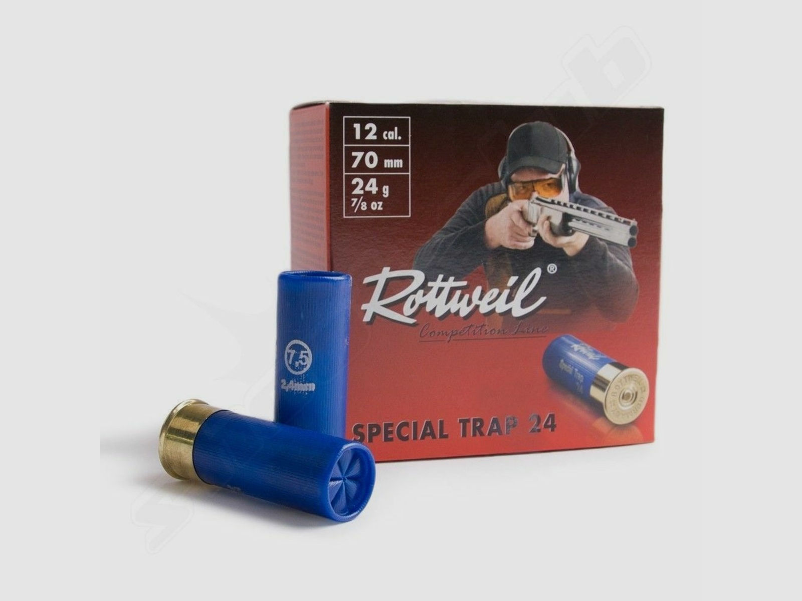 Rottweil	 Special Trap 24 Bleischrot 12/70 / 24 g / 2,4 mm / 25 Stk
