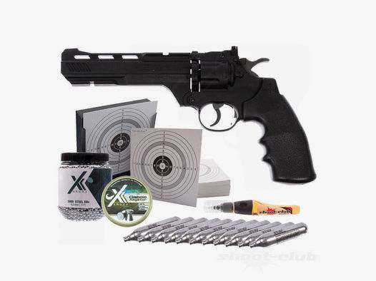 Crosman	 Crosman Vigilante Co2 Revolver 4,5 mm Kugelfang Set