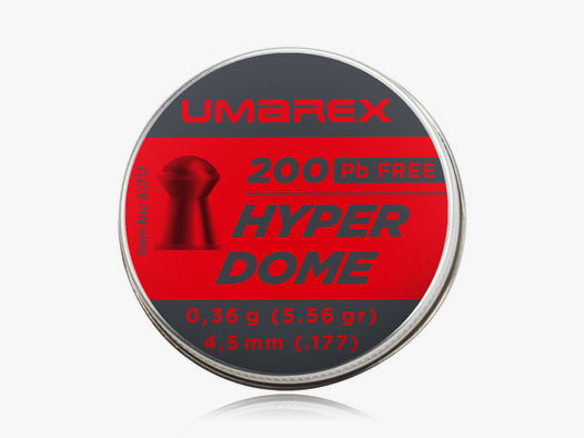 UMAREX	 Umarex 200 Hyper Dome Bleifrei Rundkopf 4,5mm 0,36g