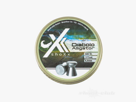 shoXx	 ShoXx Diabolos 4,5mm Flachkopf Alligator 500 Stk