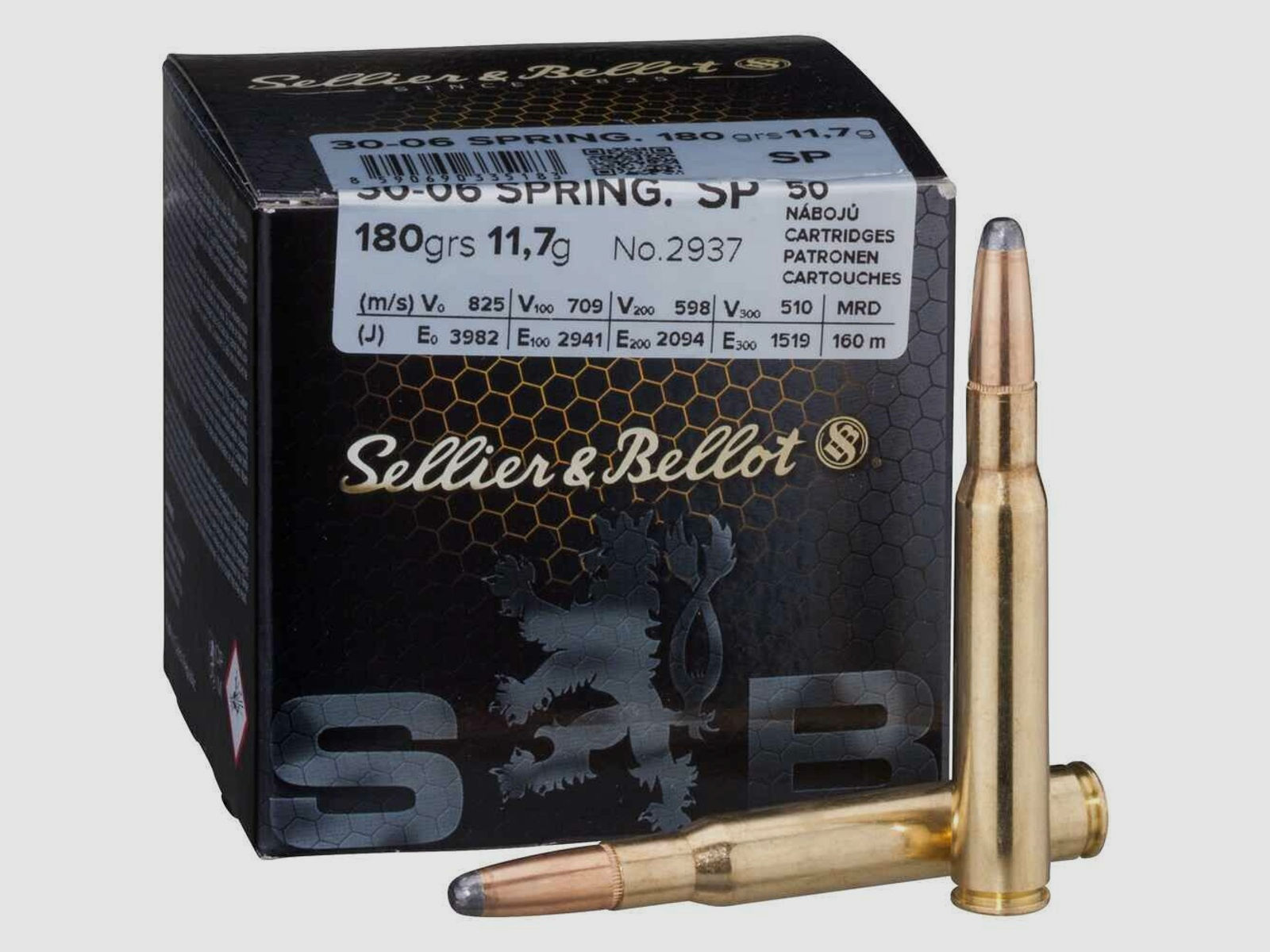 Sellier & Bellot	 S&B SP-S 180grs - 50Stk