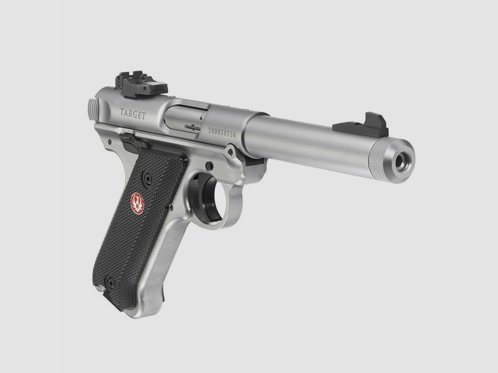 Ruger	 Mark IV 22/45 Stainless Threaded 5,5" - .22 lfb