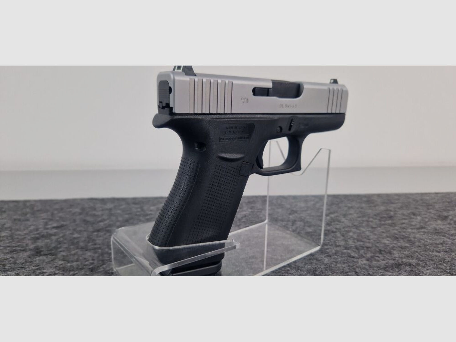 Glock	 Pistole Glock 43x - silver - 9mm Luger
