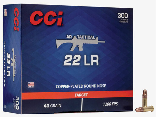 CCI	 Tactical 22 CPRN 40grs - 300Stk