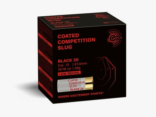 Geco	 Slugs Black 26 Coated Competition
