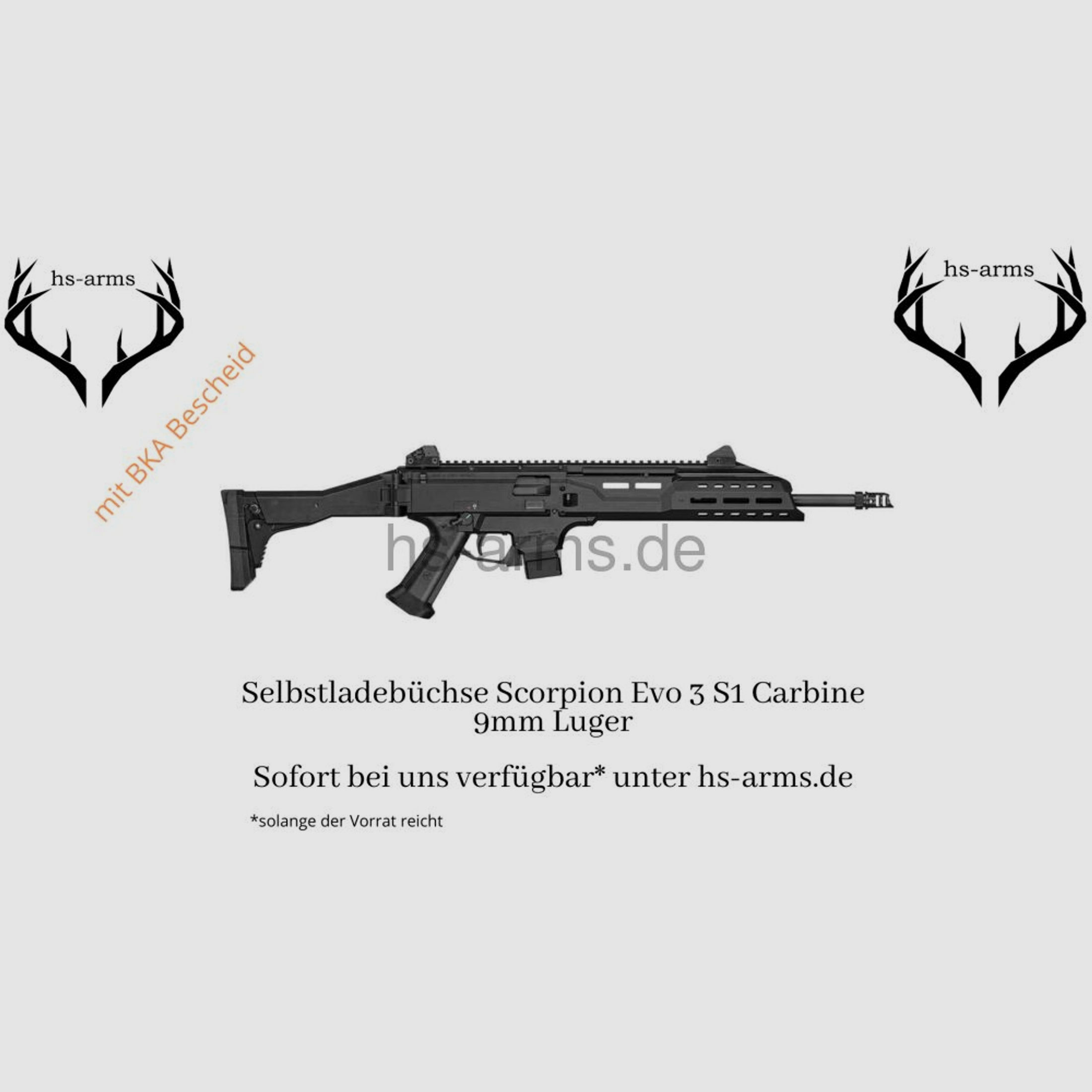 Ceská zbrojovka (CZ)	 Selbstladebüchse CZ Scorpion Evo 3