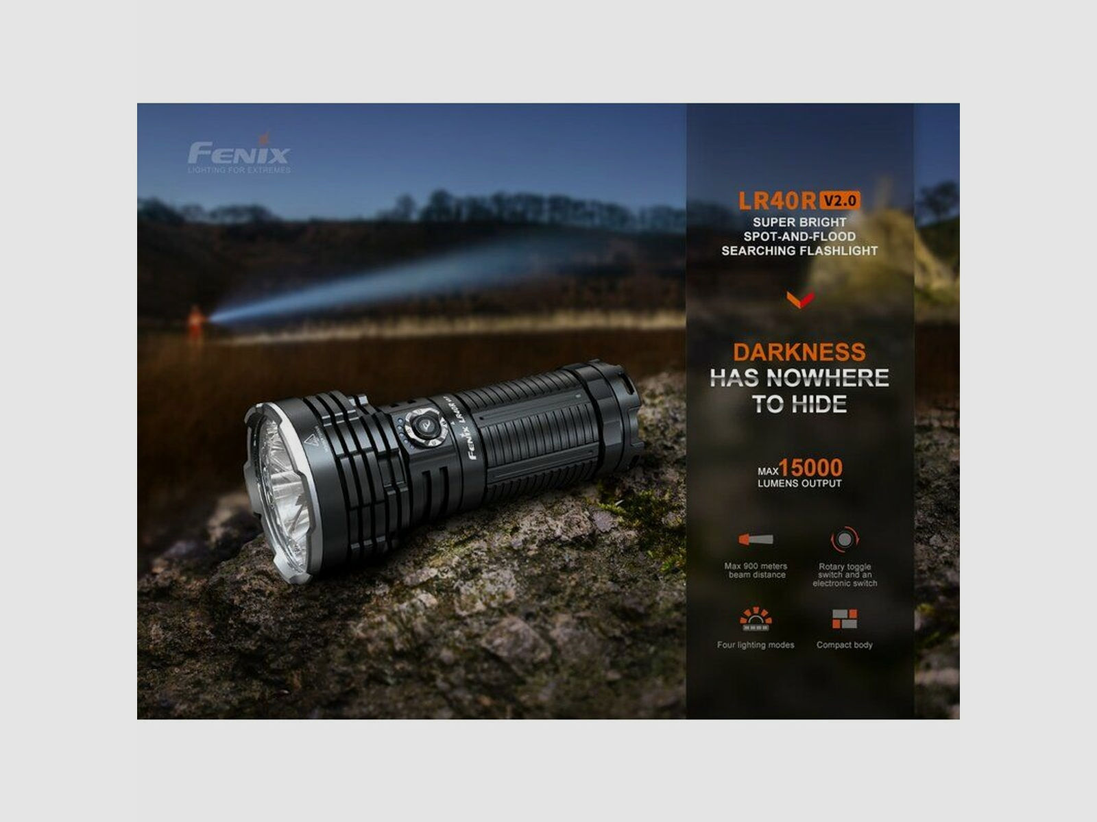 Fenix	 LR40R V2.0 LED Taschenlampe