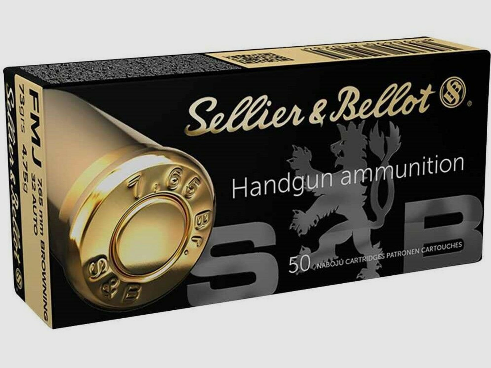 Sellier & Bellot	 S&B FMJ 73 grs - 50Stk