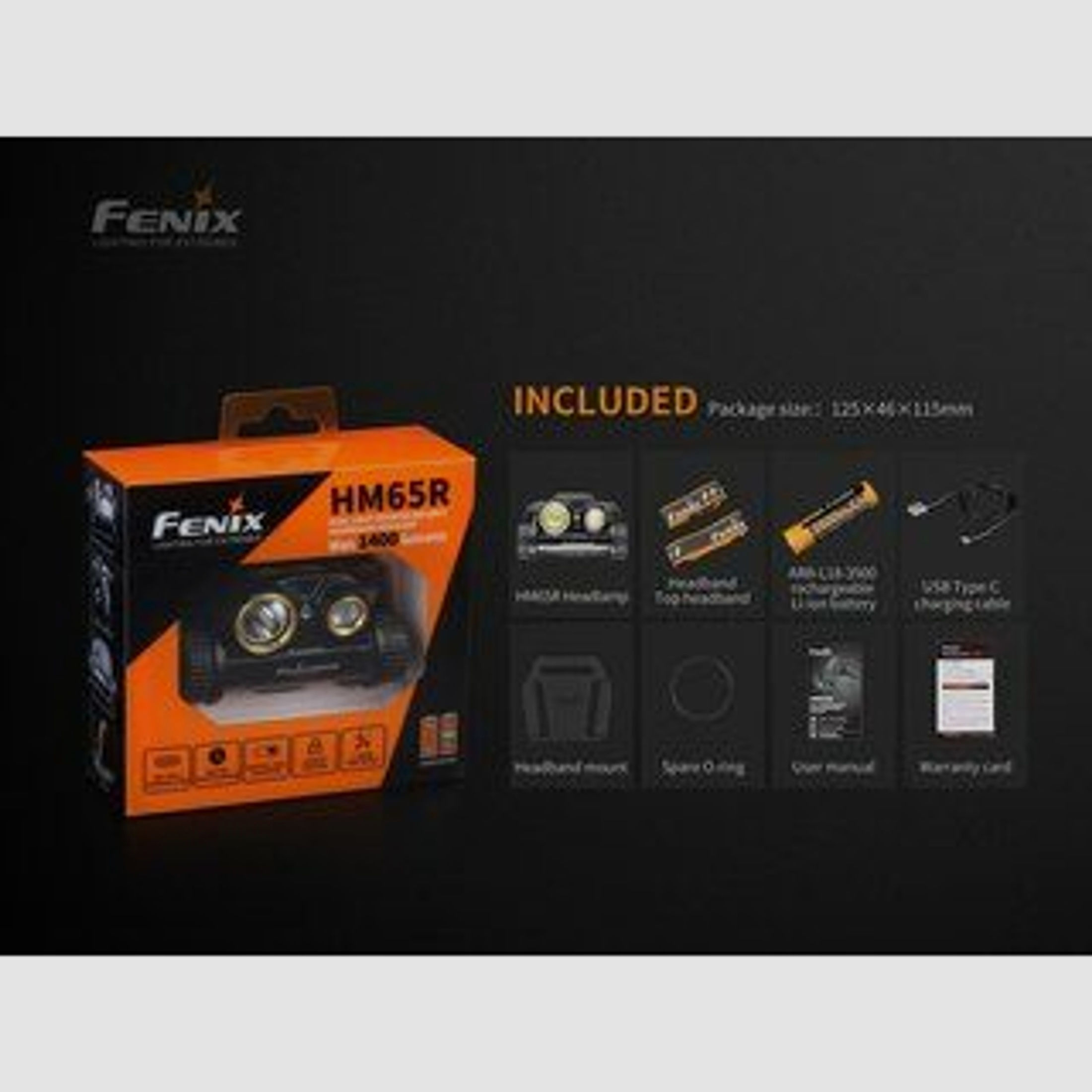 Fenix	 Stirnlampe Fenix HM65R