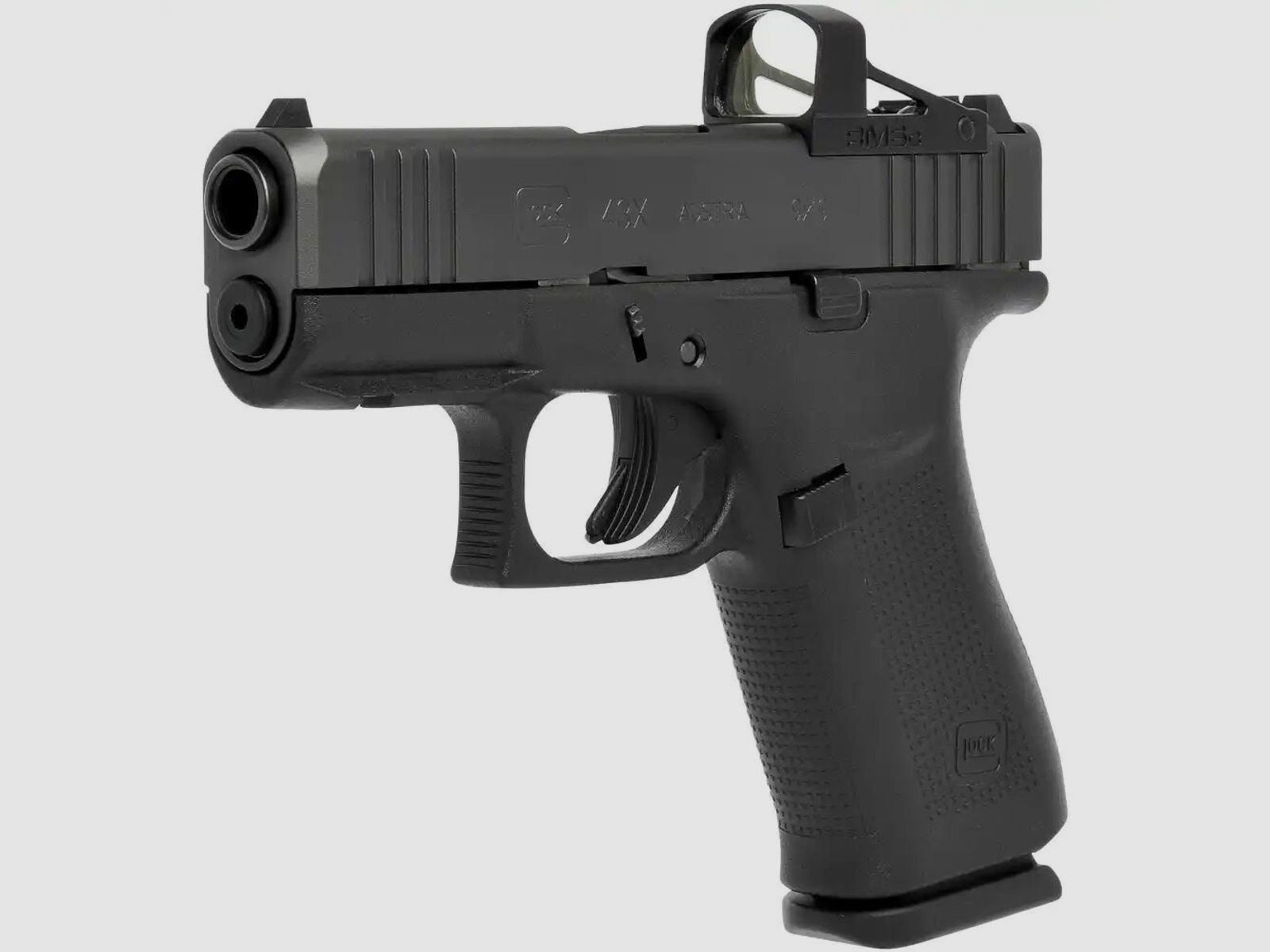 Glock	 Glock 43X mit montiertem RMSc Shield Red Dot