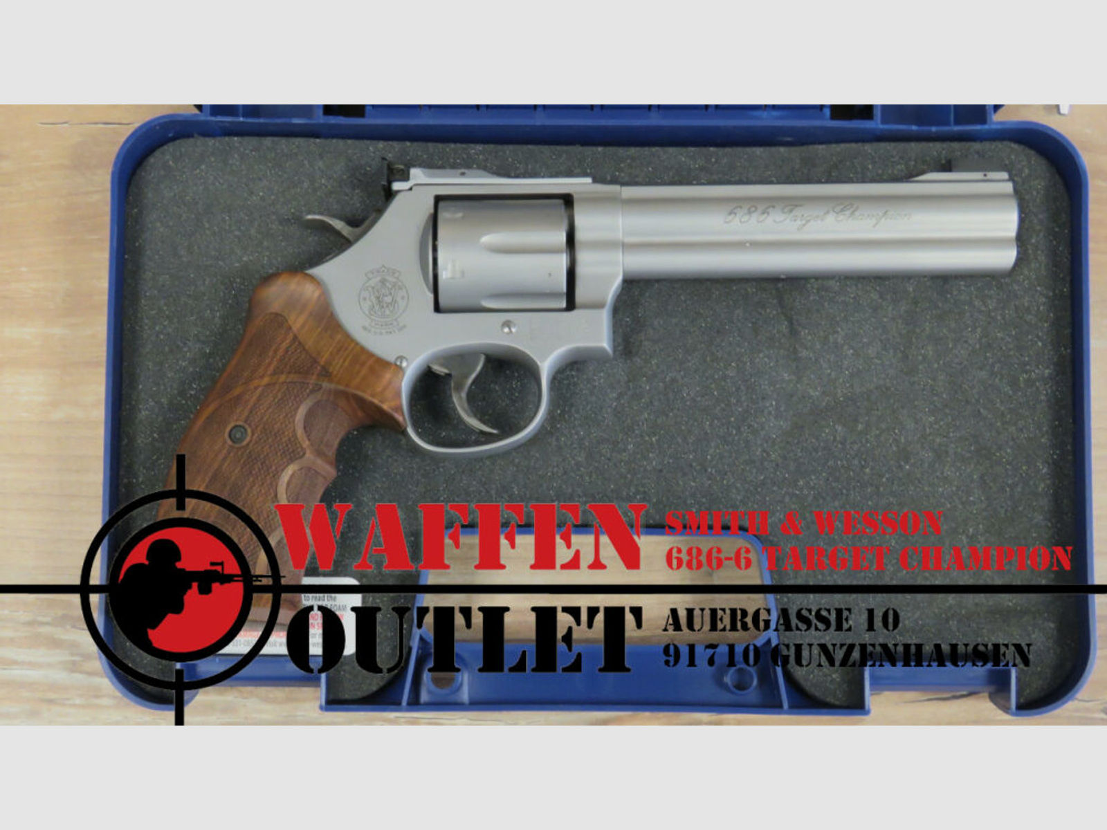 Smith & Wesson	 Model 686-6 Target Champion