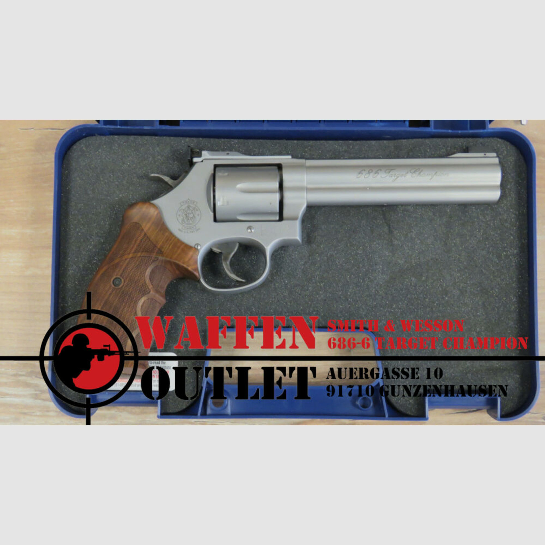 Smith & Wesson	 Model 686-6 Target Champion