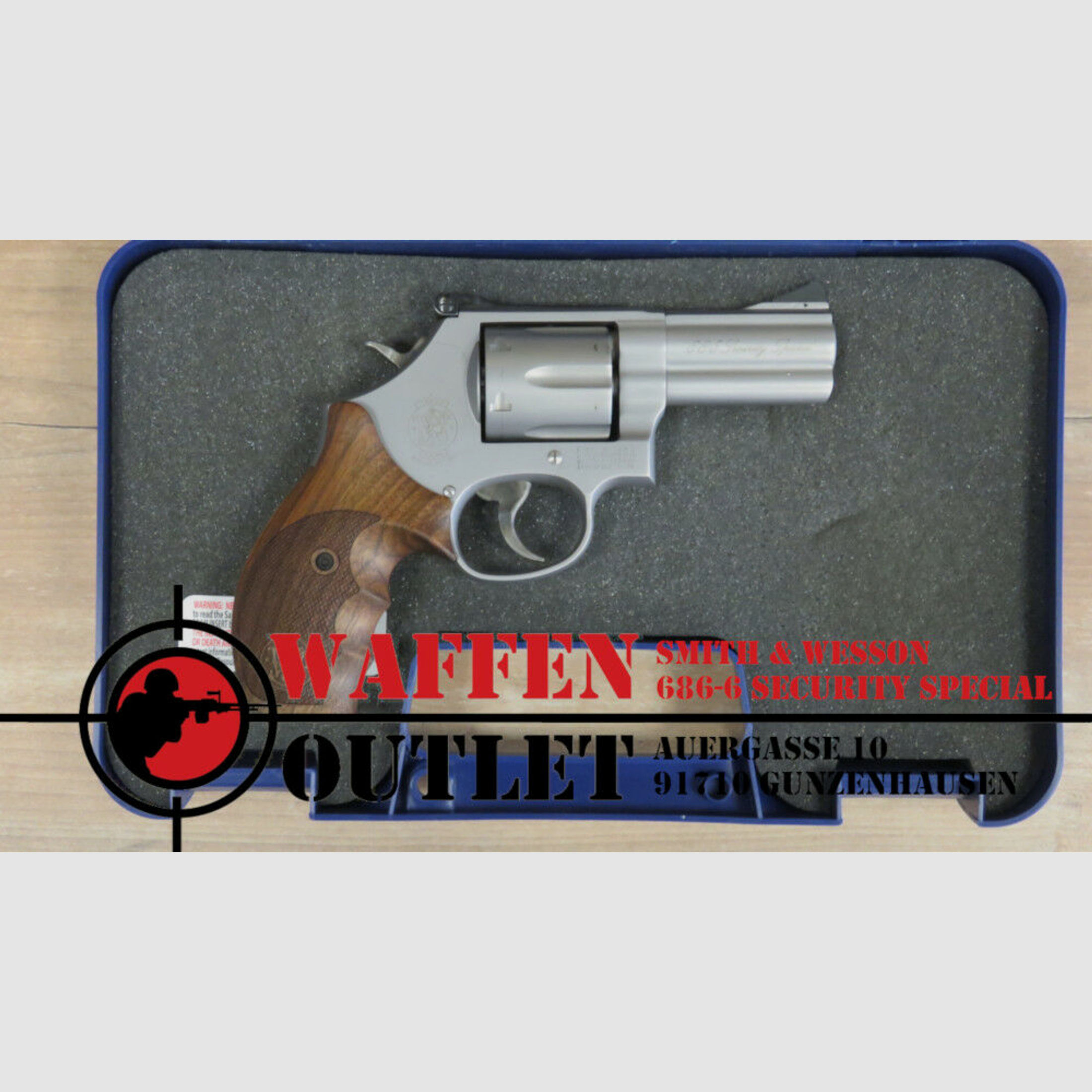 Smith & Wesson	 Model 686-6 Security Special 3"