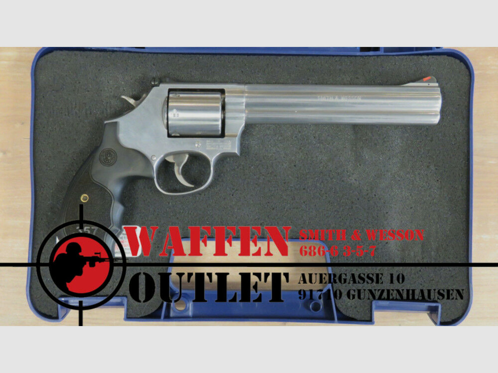Smith & Wesson	 Model 686-6 3-5-7, 7"
