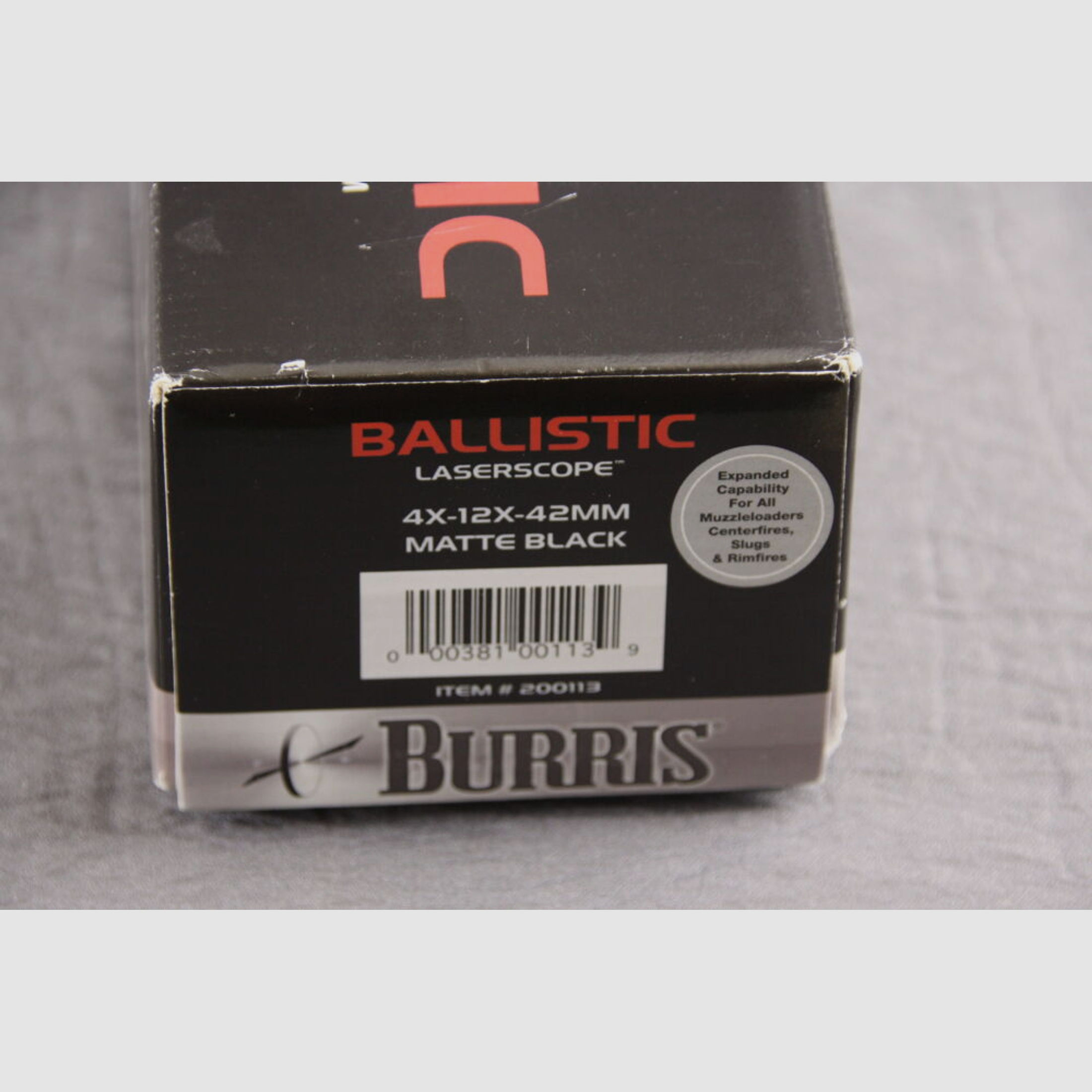 Burris	 Ballistic Laserscope 4-12x42