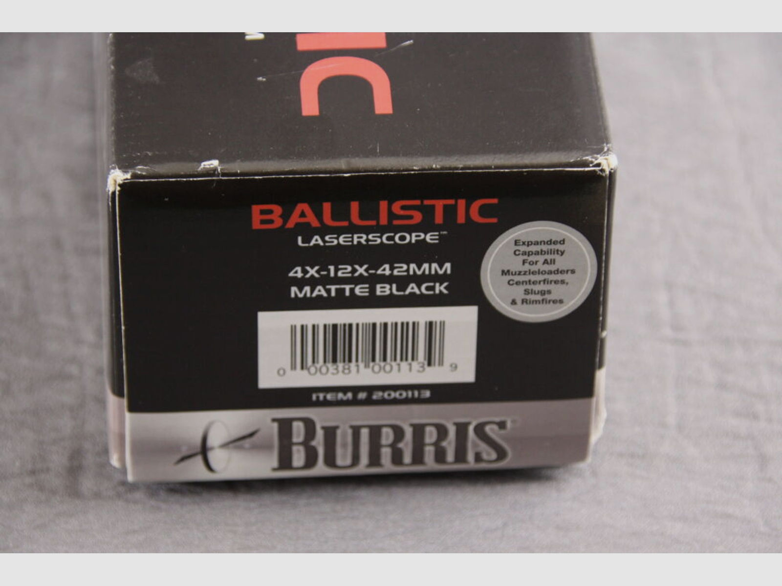 Burris	 Ballistic Laserscope 4-12x42