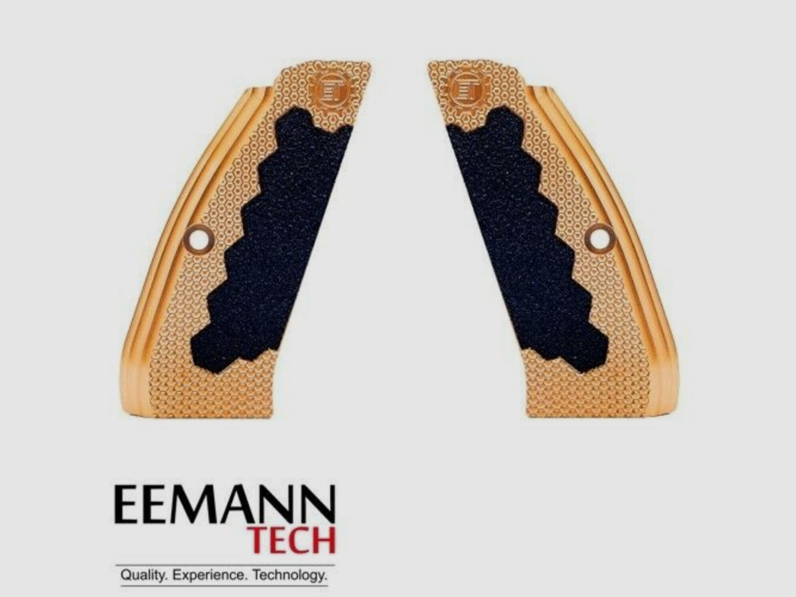 EEMANN-Tech	 ET Brass Long grips Size L for CZ 75, TS, Shadow 2