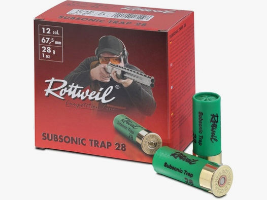 Rottweil	 28g Subsonic Trap 2,4mm 25STK 12/67,5