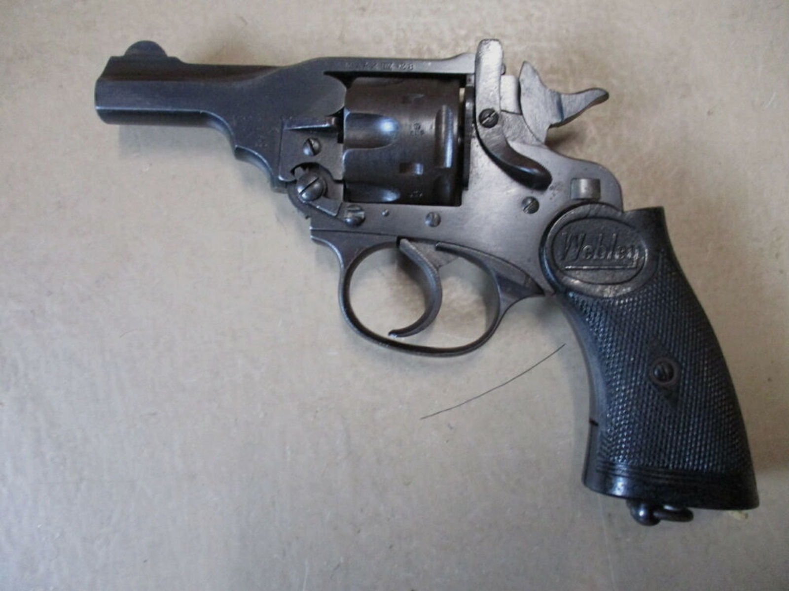Revolver Webley 3" mit Sicherung .38 S&W	 MK IV
